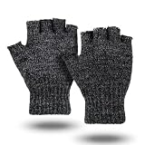 Illinois Glove Company Fingerless Ragg Wool Gloves...