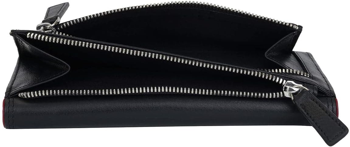 Sonoma Black Women’s Medium Clutch Wallet with Enhanced RFID Protection, Black