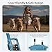Jugbow Dog Training Collar for 3 Dogs- 4200FT Training Collars with Remote for 5-120 lb Large Medium Small Dogs, Rechargeable Waterproof IPX8 E Collars for Dogs