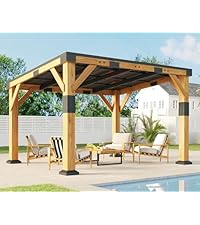 YOSAハーブ10個セット⑥ 10' x 12' Rectangle Cedar Gazebo - Gazebo Joe's