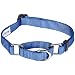 Blueberry Pet 19 Colors Safety Training Martingale Dog Collar, Marina Blue, Medium, Heavy Duty Nylon Adjustable Collars for Dogs