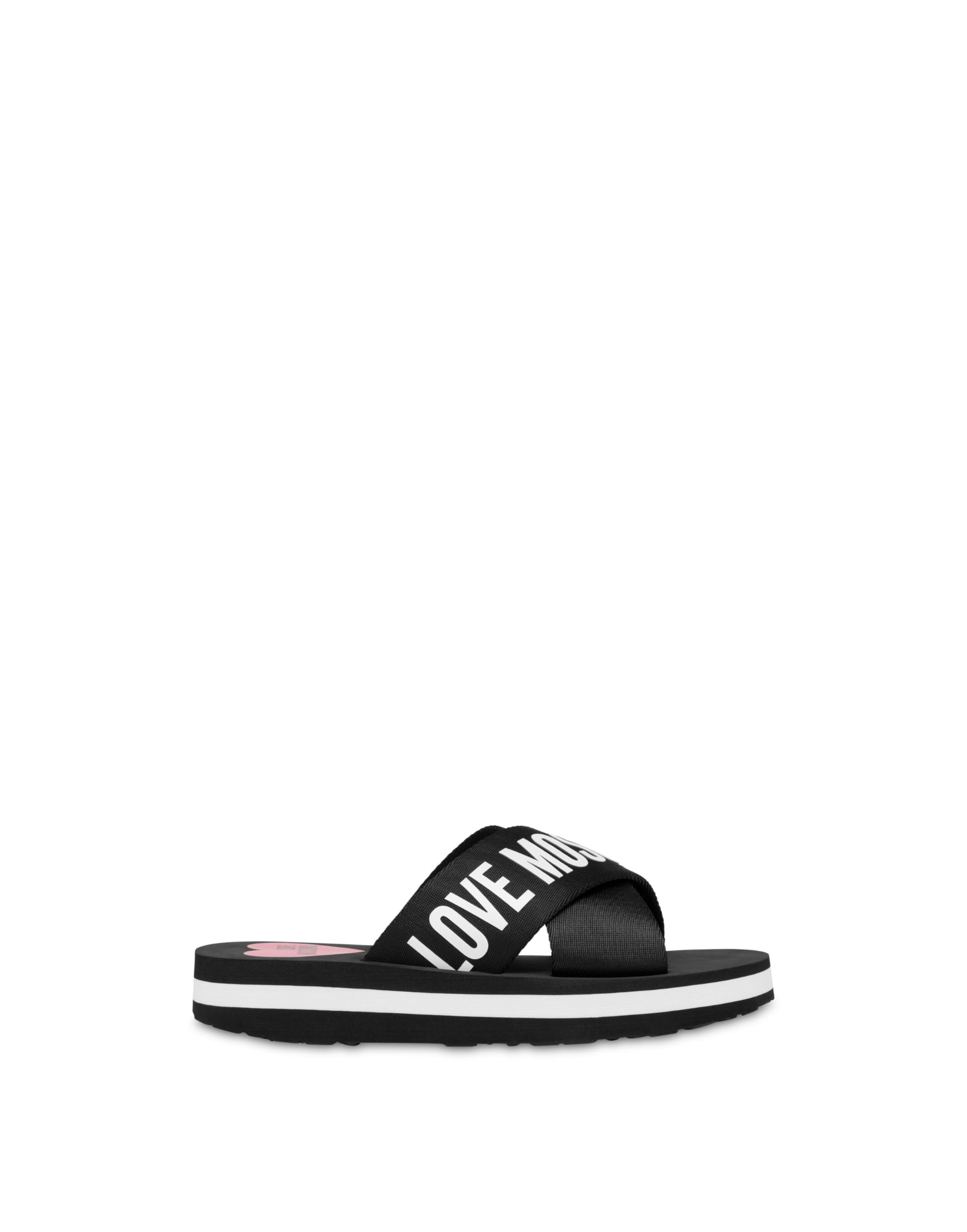 Sandale Love Moschino Femme Polja28324g0mix3000 noire élégante - 5
