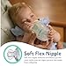 Dr. Talbot's Silicone Anti-Colic Bottle Replacement Nipples - Anti Colic Baby Bottle - Feeding Supplies for Newborn - (2-Pack) Medium Flow Soft Flex Replacement Nipples - 3+ Months