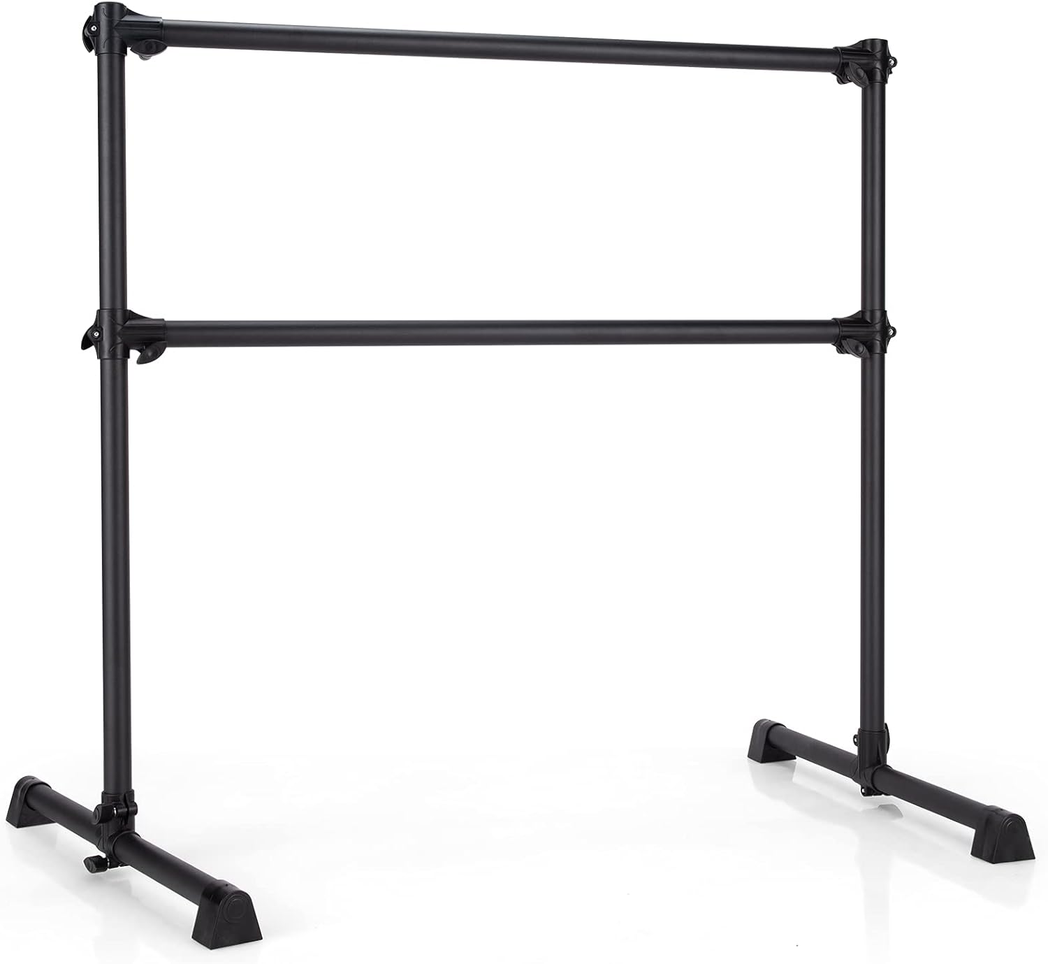 Goplus 4 FT Height Adjustable Ballet Bar, Double Portable Ballet Barre, Freestanding Dance Bar, Fitness Exercise Equipment for Home Gym School, Barre Bar for Kids & Adults