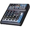Audio 2000s AMX7321UBT 4-Channel Audio Mixer Sound Board with USB, Bluetooth and Sound Effects