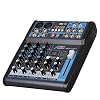 Audio 2000s AMX7321UBT 4-Channel Audio Mixer Sound Board with USB, Bluetooth and Sound Effects