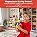 Magformers Rainbow 62-Piece Set - Magnetic Tiles Building Blocks, Educational Kit, STEM Toy Set - Magnetic Building Tiles for Kids to Develop Problem-Solving Abilities and Shape Recognition