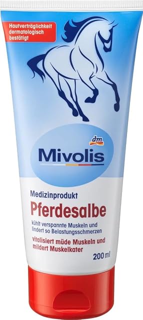 Mivolis Pomada para caballos - Refresca los músculos tensos y alivia el dolor de estrés