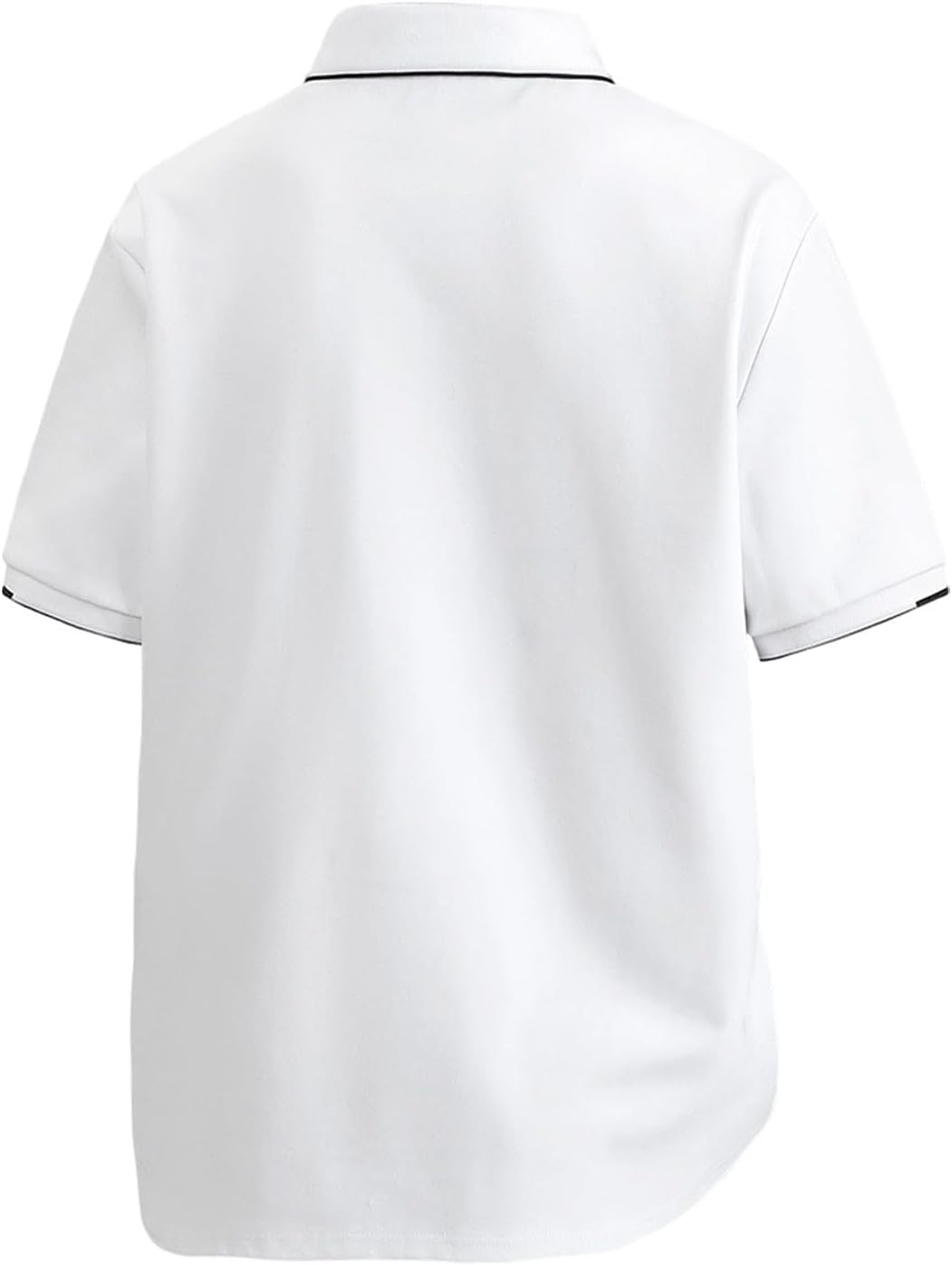 Mens Collared Shirts Short Sleeve Sport Golf Tennis T Shirt Quick Dry Athletic Workout Lapel Neck Shirt Blouse