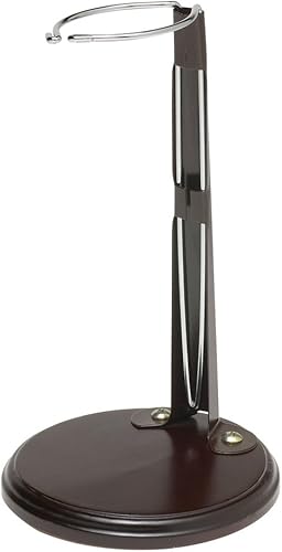 Collections Etc Soporte de muñeca de madera con cintura de abrazadera para mujer con soporte de acero inoxidable - Soporte de exhibición de muñeca