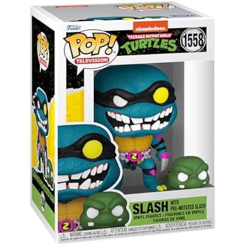Funko POP! & Buddy: TMNT - Slash & Pre-Mutated Turtle