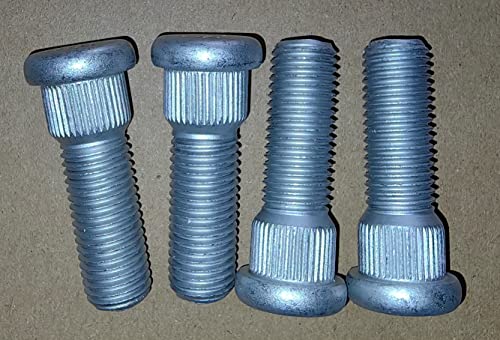 4Pcs (M12*1.5 * 40) Front Rear Wheel Studs Bolts 7519753 Replacement For Polaris Ranger Brutus Xp 900 Hst 2013-2019, Ranger 1000 2015-2021, Rzr 900 1000 50/55/60Inch 2015-2021 Utvs #TOP1