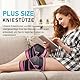 Ruilaibao Kniebandage xxxl übergewicht für Dicke Oberschenkel Einstellbar Kniebandage Große Größe 4xl 5xl für Dicke Beine Damen und Männer Arthrose Meniskus 2 Stück (Rosenrot, 5XL)