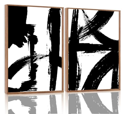 Yolbcdr Framed Wall Art Abstract Canvas Wall Art Set of