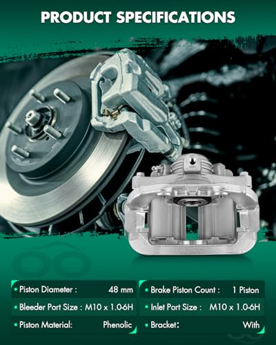 Image of SCITOO - 2PCS Rear Brake Caliper For Chevy,For GMC,For Isuzu,For Oldsmobile