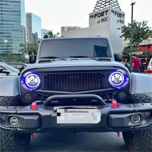 Grille avant pour Jeep Wrangler JK calandre d'admission d'air de remplacement