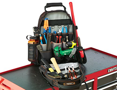 Ergodyne Arsenal 5843 Tool Backpack Dual Compartments,Black,Regular #TOP6