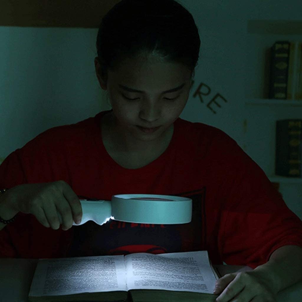Lupa Ręczna lupa powiększająca Zoom 30X Narzędzie do doceniania Lupa do nocnego czytania ze światłem LED Lupa ze światłem LED Interesujące