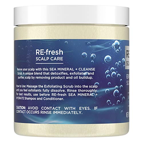 Re-Fresh Scalp Care - Exfoliating Scalp Scrub - Sea Mineral + Cleanse (8.8 Oz) #TOP2