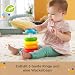 Fisher-Price Rock-a-Stack Eco Ringturm | Babyspielzeug ab 6 Monate | Steckturm & Stapelringe | Baby-Stapelring & Ringpyramide | Baby-Geschenk | Stapelturm ab 1 Jahr | Pyramide Baby Spielzeug, GRF09