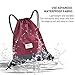 QueenNa Mochilas de Cuerdas Bolsa de Deporte Impermeable para Hombre con Cremallera...