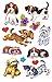 AVERY Zweckform 4340 Aufkleber für Kinder (Hunde, Papiermaterial) 3 Bögen, 26 Sticker
