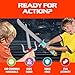 Liberty Imports Ninja Toy Weapons Kids Role Play Set with 2 Katana Swords, 2 SAIS, 4 Shuriken and Bo Staff for Children Dress Up Pretend Play Battles