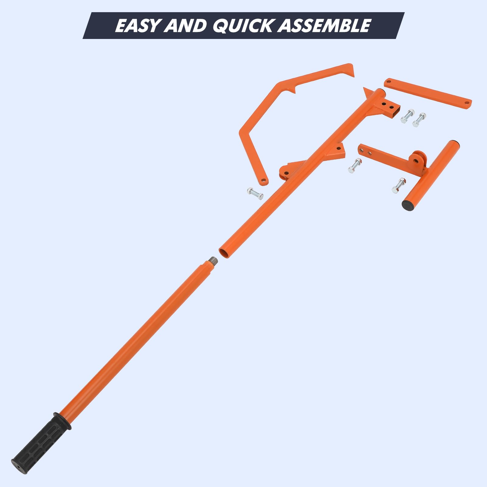51 Cm Schwerlast-Holzheber Aus Kohlenstoffstahl – Verstellbarer Haken, Ergonomischer Griff, Tragbares Design Zum Einfachen Rollen & Sicheren Schneiden – Ideal Für Feuerholzschneider & Bauarbeiter