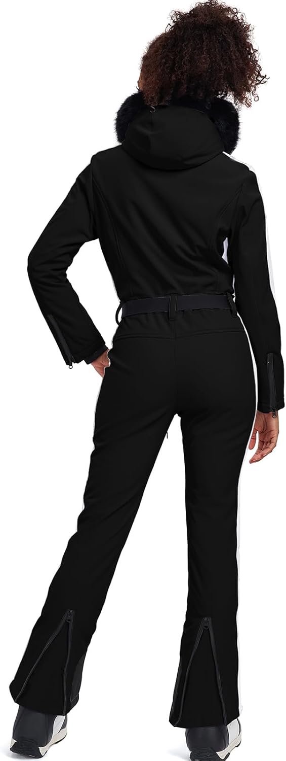 HOTIAN Women One Piece Ski Suits Slim Fit Overalls Jumpsuits Waterproof Winter Outdoor Snowboard Snow Suits - Image 6