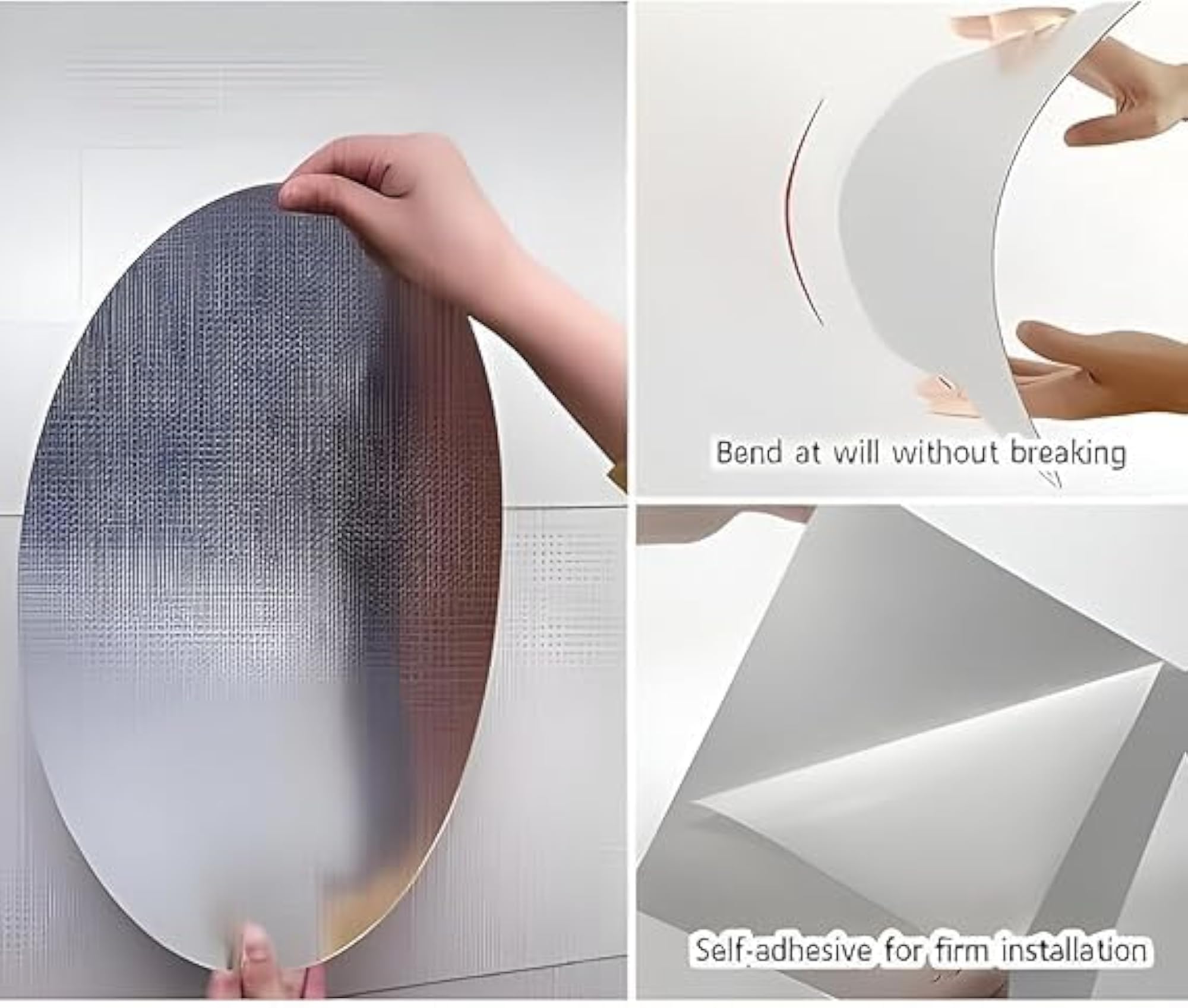 Adhesive Mirror Sticker for Wall Decor