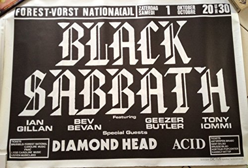 Affiche Black Sabbath 70x100cm poster pour habiller un mur vide avec style