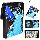【Compatibile con molte carte; Regalo perfetto】：L'album di carte Pokemon ha una struttura interna 1:1, il design della copertina è perfetto per le carte Pokemon, la stampa squisita, il design unico, la compatibilità perfetta, può anche contenere altre carte da gioco, carte da baseball, carte da calcio, carte sportive, MTG, Yugioh o carte KPOP, carte commerciali, carte bancarie, piccole foto, ecc. Un regalo perfetto per bambini, amici, familiari, fan e collezionisti.
