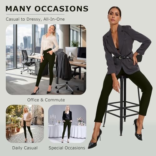 Image of Ginasy Dress Pants for Women, Pull-On Business Casual Leggings