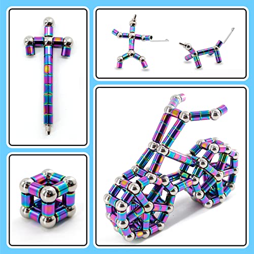 Ttzycc Magnetic Pen,Decompression Magnet Metal Pen,Fidget Pen With 13 Rings,Creative Toy Can Write,Intellectual Learning And Stress Reduction Gifts For Family Or Friends. #TOP1