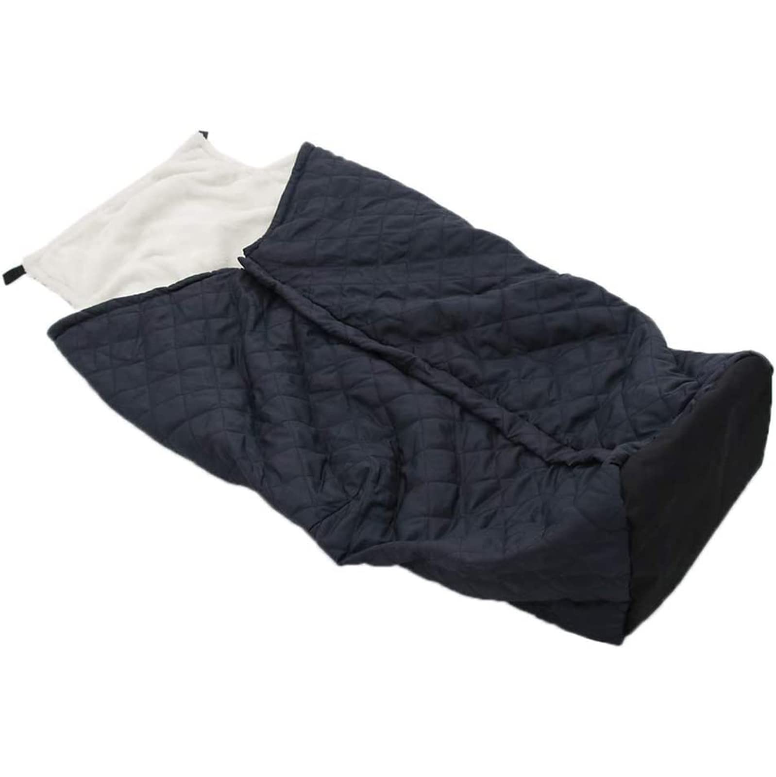 Funda para silla de ruedas con forro polar de felpa, manta para silla de ruedas con cremallera con anilla, funda para patas de silla de ruedas, accesorio para silla de ruedas para invierno, para