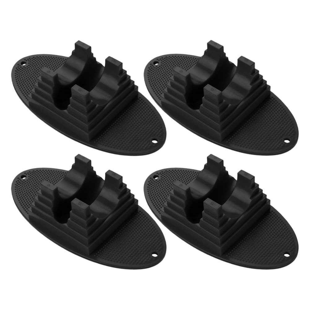 HANABASS Béquille de Trottinette Porte-Scooter 4 Pièces en Plastique Noir