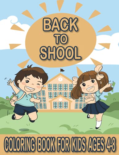 Back to School Coloring Book for Kids Ages 4-8: Easy and Fun School Supplies Coloring Pages for Boys and Grils image 3
