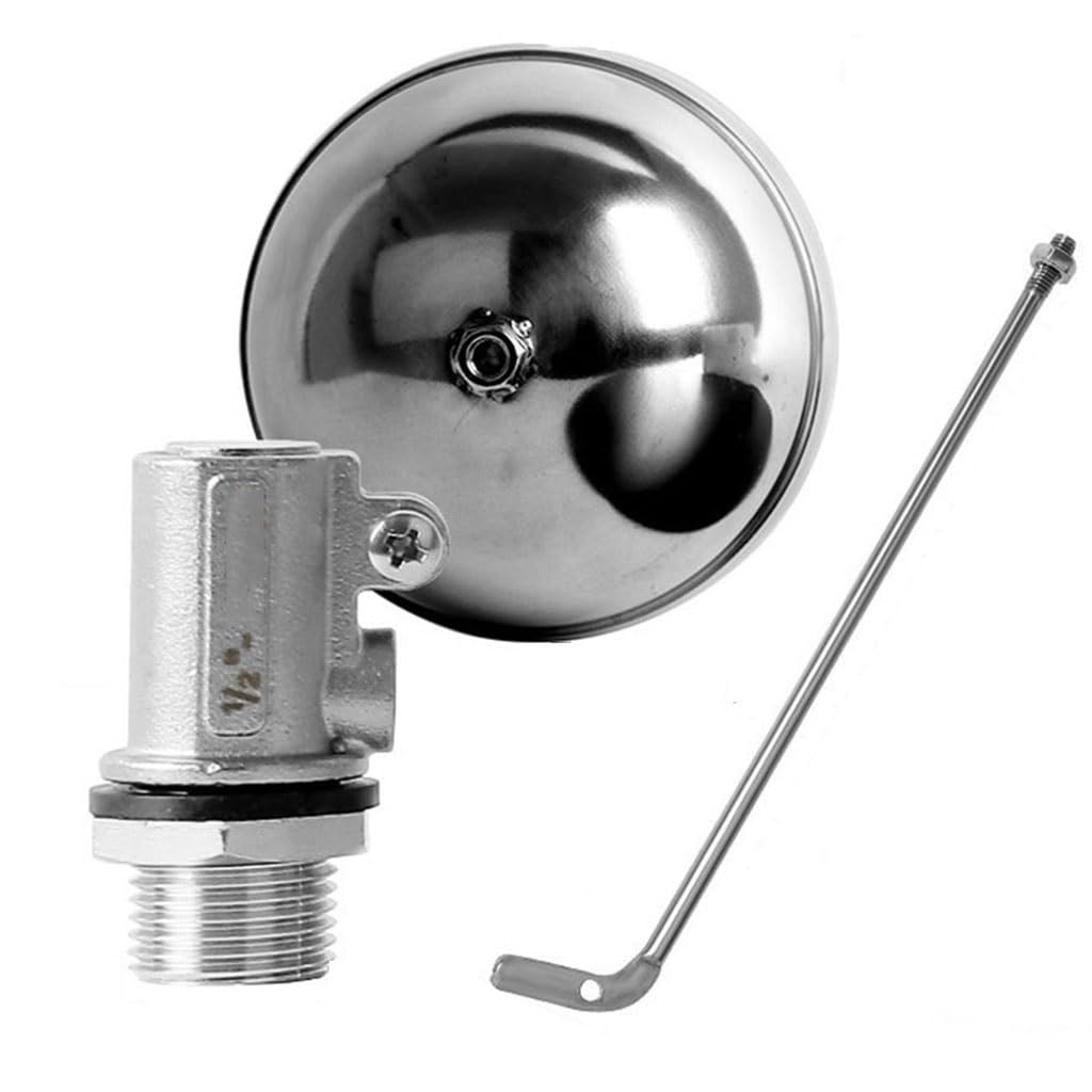 1 Uds 1/2 "3/4" 1 "1-1/4" 1-1/2 "2" Válvula De Flotador De Acero Inoxidable Cisterna De Control De Flujo/tanques De Expansión Válvula De Bola Flotante DN15 DN20 DN25(2")