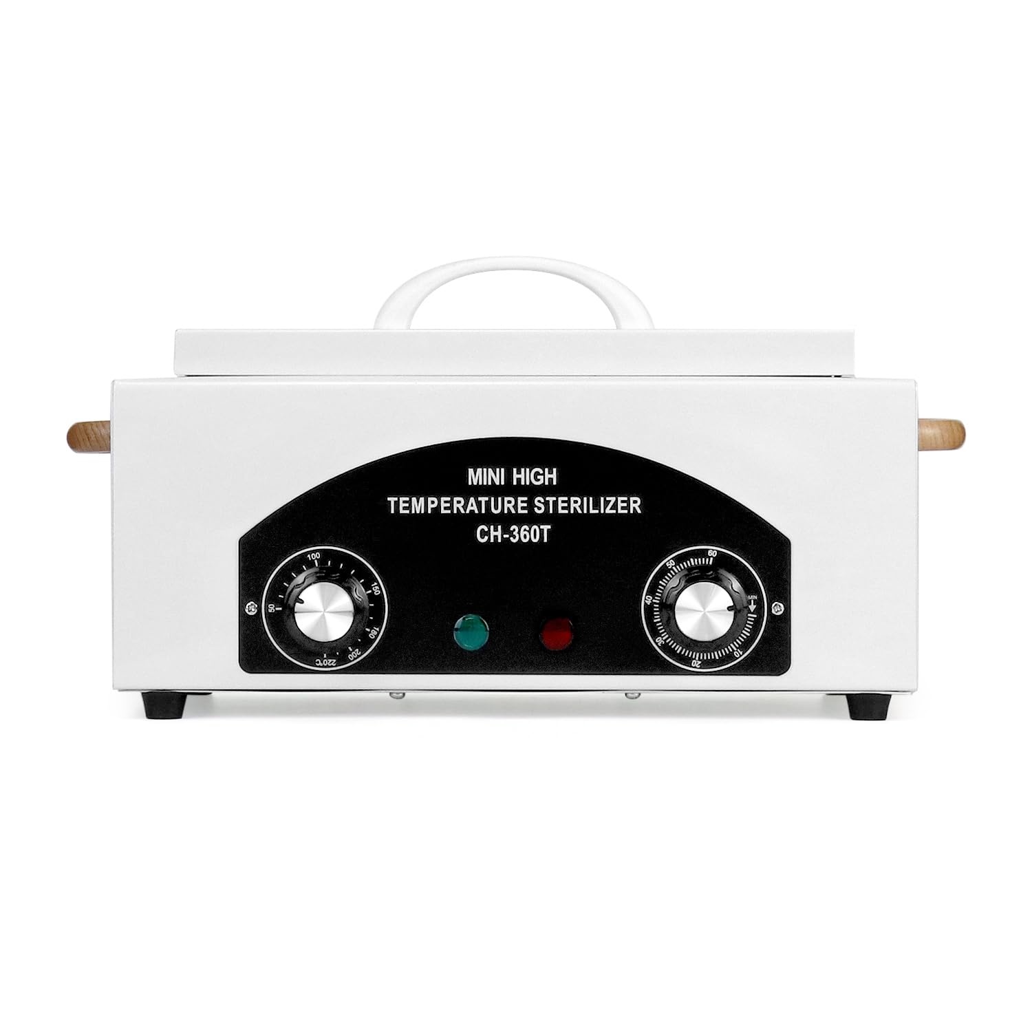 QWORK® Caja de calor seco 220 °C, 300 W, capacidad 2 L, temporizador 0-60 min, para herramientas de manicura, pedicura, peluquería y toallas