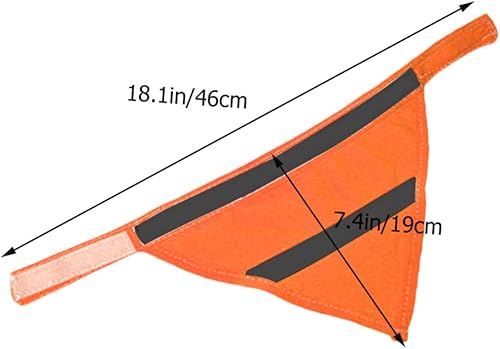 Miniatura 9 de Toalla triangular para mascotas, babero de seguridad para perro, bufanda reflectante para cachorro, bufanda reflectante para cachorros, bandana