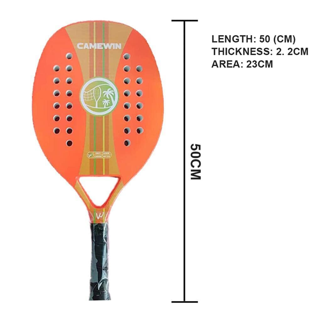 GRANDCOW Beach Tennis Paddle Racket Carbon Fiber With EVA Memory Foam - View #9