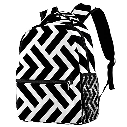 Sac à dos décontracté à carreaux pour femme grand sac de voyage à l'épaule