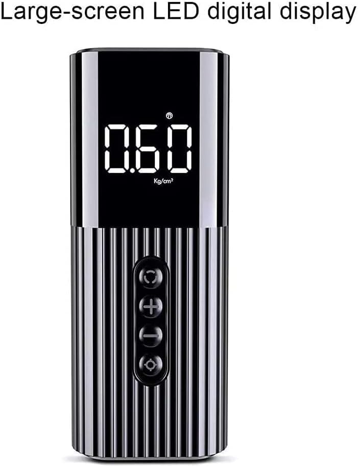 ミニタイヤインフレータ車の空気ポンプ、車の空気ポンプ空気圧縮機 LED デジタルディスプレイ自転車車のタイヤ電動空気ポンプ