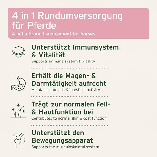 AniForte 4in1 Complete für Pferde 3kg - Natürliche Rundumversorgung mit Bierhefe BT, Hagebutte, Kieselgur, Präbiotika Topinambur, Vitamine & Mineralstoffe