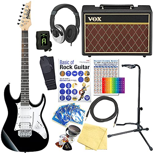 Ibanez アイバニーズ GRX40 BKN エレキギター VOXアンプ付 初心者 入門 15点セット