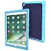 Gumdrop DropTech Clear Case Designed for The Apple iPad 9.7 (6th Gen and 5th Gen) Tablet for K-12 Students, Teachers, Kids - Light Blue/Royal Blue, Rugged, Shock Absorbing, Extreme Drop Protection