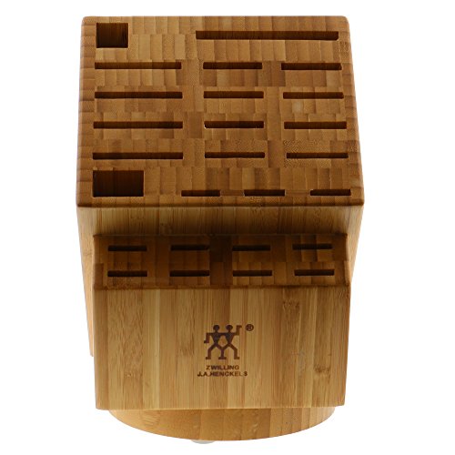 Zwilling J.a. Henckels 26-Slot Bamboo Swivel Knife Block #TOP1