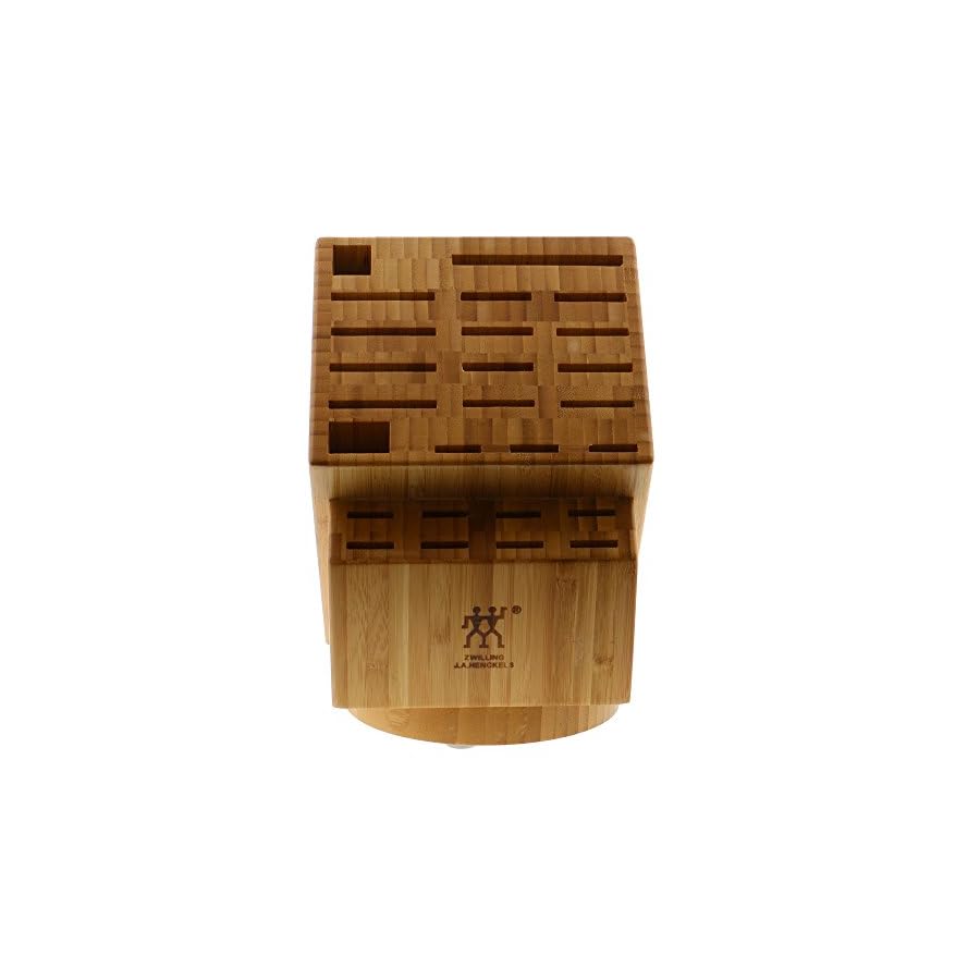 Zwilling J.A. Henckels 26-Slot Bamboo Swivel Knife Block