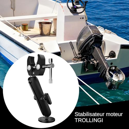 Support moteur de traîne pour kayak collier réglable bateau - 2
