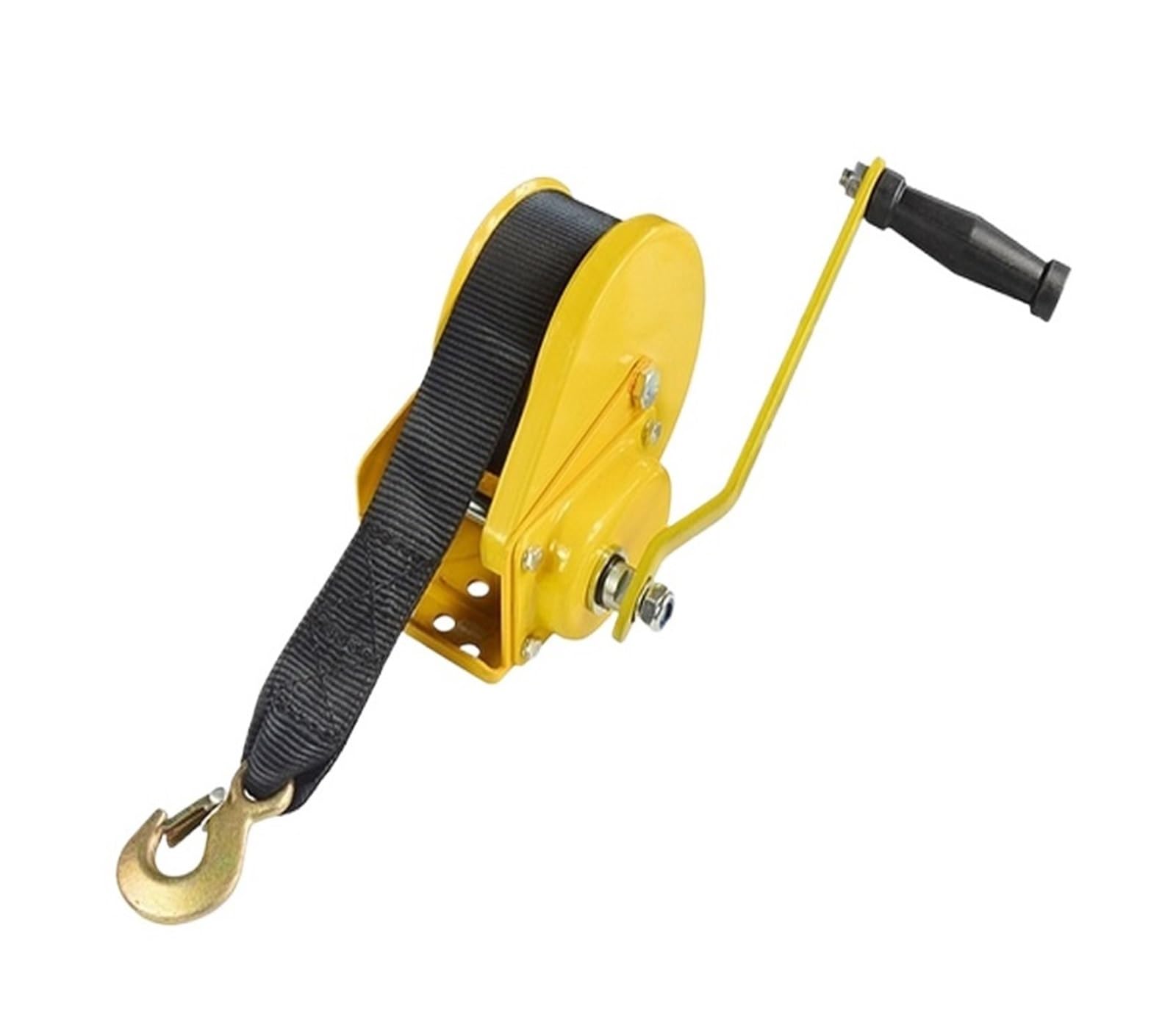 Treuil manuel 550 kg avec sangle 10m pour remorquage de bateau et voiture